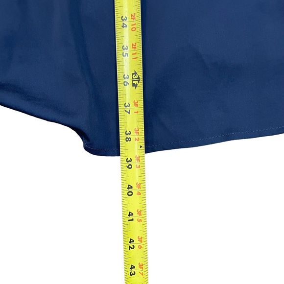 NWT ModCloth A-Line WomanDress Sz 22 Navy Lace Floral Embroidered Long Sleeve - Picture 13 of 16